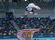 Bakıda idman gimnastikası üzrə Dünya Kubokunda ilk qaliblərin mükafatlandırma mərasimi keçirilib. Azərbaycan, 21 fevral, 2016